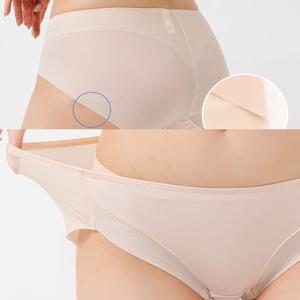 비너스 자스민 여성스킨색팬티 삼각 미디 햄라인 노라인팬티 1매