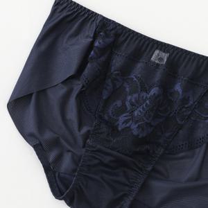 비너스 자스민 여성노라인팬티 네이비 햄라인 삼각팬티 1매