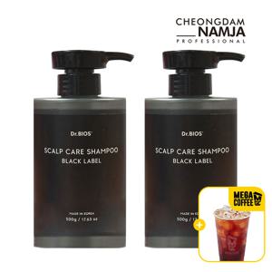[메가커프 기프티콘+30%OFF][청담남자] 두피 강화 샴푸 미용실 약산성 샴푸 비듬 지성 볼륨 바이오틴 닥터비오스 500g 1+1