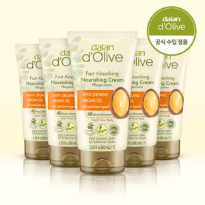 [달란] 올리브 아르간 오일 핸드크림 60ml x5개