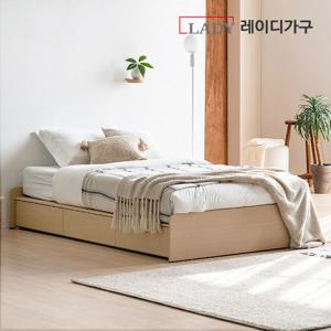 모노 무헤드 빅 3단서랍 수납 침대 SS_프레임