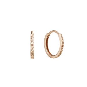 14K 핑크골드 브리사 폴리곤 원터치 귀걸이 TEPK4P03926M-A