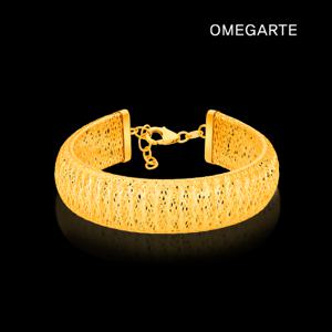 [OMEGARTE]18K 이태리 세르팬트 와이드 팔찌