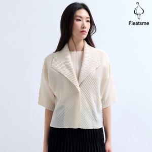 [최초가 209000원] 더블 플리츠 숄 카라 싱글 자켓_PPJKM025002