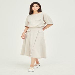 메탈 장식 아웃 포켓 스커트 GP5A0SKJ41