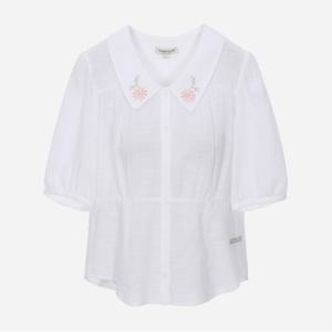 카라 자수 블라우스_T254MBL341W