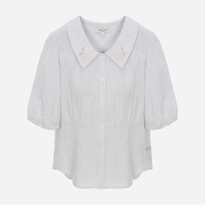 카라 자수 블라우스_T254MBL342W