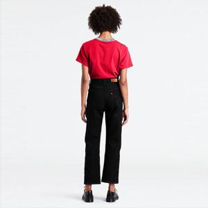 리바이스 여성 립케이지 스트레이트 앵클 블랙진 72693-0012