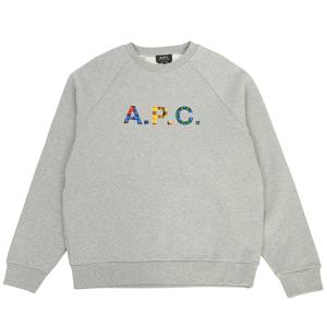 아페쎄 COGVF H27843 PLA GRIS CHINE 남여공용 기모 맨투맨 루즈핏