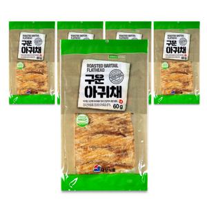 구운 아귀채 쥐포 안주 60g x 5개