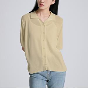 [COOLTECH] 폴로카라 반팔 가디건 (SPCKC24W01-T)