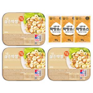 와룡식품 3팩 SET 와룡막창 삶은막창 400g + 막창소스