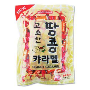 국제제과 멜랜드 피넛 고소한 땅콩캬라멜 400g 사탕