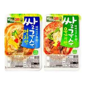 백제 쌀국수 멸치맛 15개 + 육개장맛 15개_어머님의 손맛