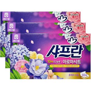 샤프란 아로마 시트 후레쉬드림 30매 X3개 무료배송