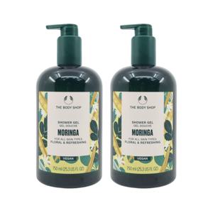 더바디샵 모링가 샤워젤 바디워시 750ml x 2개 대용량 1+1 특별행사