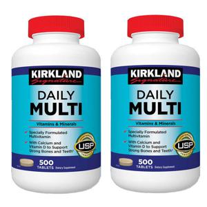Kirkland 데일리 멀티 비타민 미네랄 1+1 총1000정
