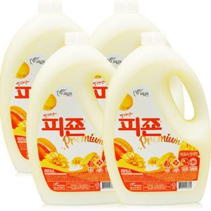 피죤 미모사 3100ml x 4개~초특가 용기 섬유유연제