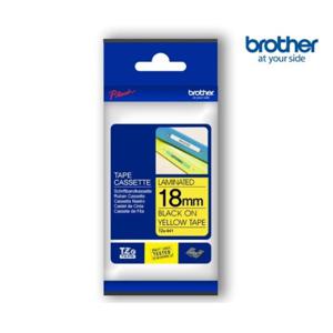 정품-브라더 라벨테이프 TZe-641 노랑바탕/검정문자 18mm 라벨지 라벨카트리지 부라더 라벨기