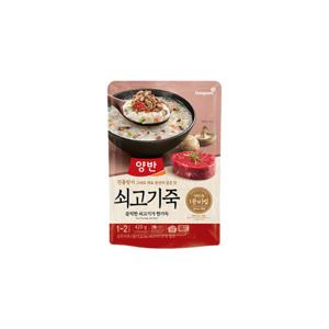 동원 양반 쇠고기죽 420g 10개입/파우치형/영양죽