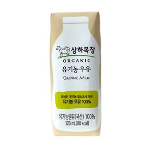상하목장 유기농 멸균우유 125mlx24팩 무료배송