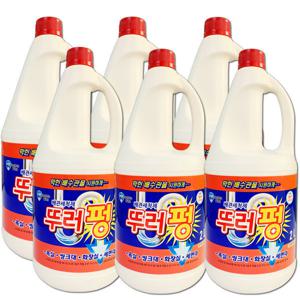 그린뚜러펑 2LX6개 배수구세정제 화장실 싱크대 변기
