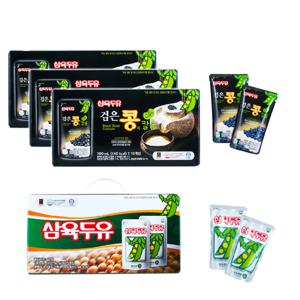 삼육두유 검은콩 칼슘오리지널 두유 파우치 190ml x 80팩 검은콩오리지널 식물성 단백질 두유