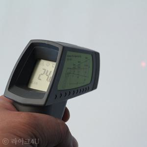 비접촉식 적외선 온도계 TPI-383A 식품검수 레이져