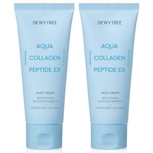 듀이트리 아쿠아 콜라겐 펩타이드 EX 멀티 크림 수분크림 보습크림 80ml 2개