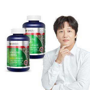 내츄럴플러스 스피루리나 300정 2병(10개월분)/항산화 피부건강 엽록소 1일 14mg