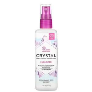 CRYSTAL 미네랄 강화 데오드란트 스프레이 무향 118ml(4fl oz)