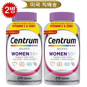 (총2병) 센트룸 실버 우먼 50+ 멀티비타민 275정
