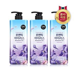 온더바디 플라워 약산성 퍼퓸 바디워시 아이리스향 900g x 3개