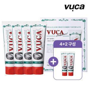 쿠폰혜택가 9940원/4+2 VU.CA 고불소 치약 미백 잇몸 칫솔 구취케어 불소 어린이 치약 모음