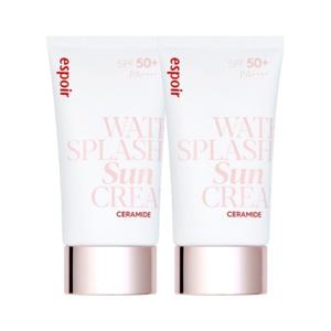 에스쁘아 워터 스플래쉬 선크림 세라마이드 SPF50+ PA++++ 2개