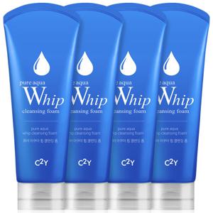 아쿠아 휩 폼클렌징 220ml 4개 클렌징폼