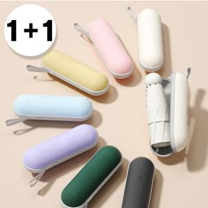 1+1 케이스세트 휴대용 UV 접이식 양우산 우산 양산 (8color)