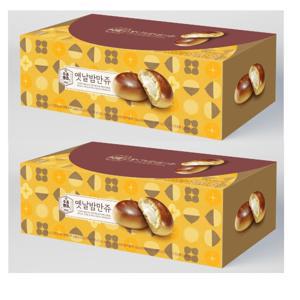 삼립 옛날 밤만쥬 750g(30입) x 2개 /대용량 과자 빵