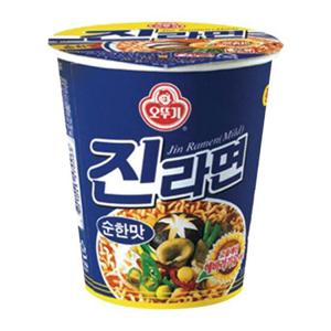 [오뚜기] 진라면 순한맛 작은컵 65g 24개