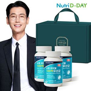 뉴트리디데이 슈퍼 바이탈 100억 유산균 3병 선물세트