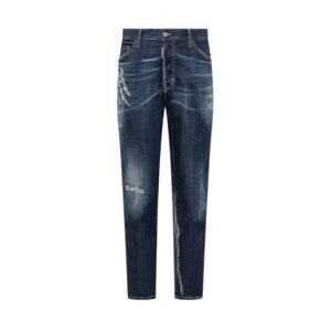 디스퀘어드2 데님 스트레이트 팬츠 S74LB1559S30342 470 NAVY BL