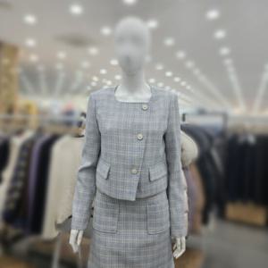 [플라스틱아일랜드]스퀘어넥 트위드  자켓 PP2WJ366