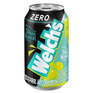 [농심] 웰치스 제로 샤인머스캣 355ml x 48캔