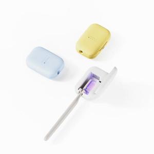 바람 건조 온열 UV 휴대용 칫솔 살균기 블루 MTS2