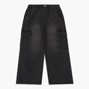 USALL 유솔 HC29 UNI 트윌 카고 와이드 데님 ULTJ25S02