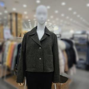 [플라스틱아일랜드]테일러드 숏 우븐 자켓 PQ1WJ631