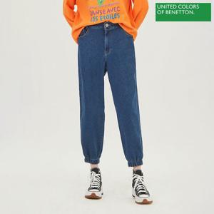 [베네통] 허리 밴딩 조거 데님 팬츠 BADP51331_IN
