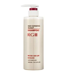 RGIII 레드진생 스칼프 샴푸 300ml 탈모완화샴푸 탈모관리 탈모개선 기능성화장품 두피유수분밸런스 노폐물제거 홍삼추출물 두피클렌저