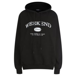 샵앤) 봄신상 여성 위켄드 캐주얼 후드 맨투맨 티셔츠 ODA-WSH-20286-블랙