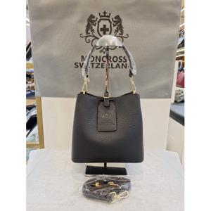[몽크로스]몽크로스 BEST 엠블럼장식 버킷백 WT99591-1(블랙)